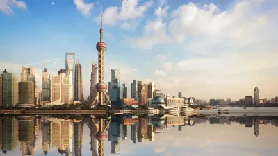 View of the Shanghai skyline