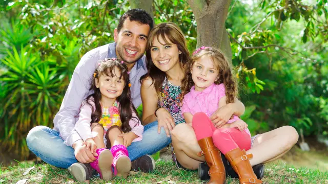 Woman smiling and looking into the camera