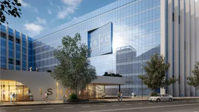 View of the office building at our location in Timisoara (visualization)