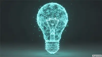 Digitale Darstellung einer Glühbirne