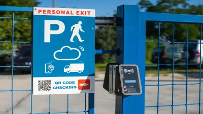 Information sign at the entrance to the area