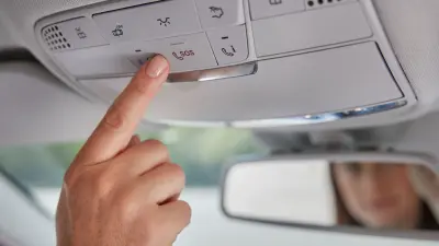 Detail view of eCall panel